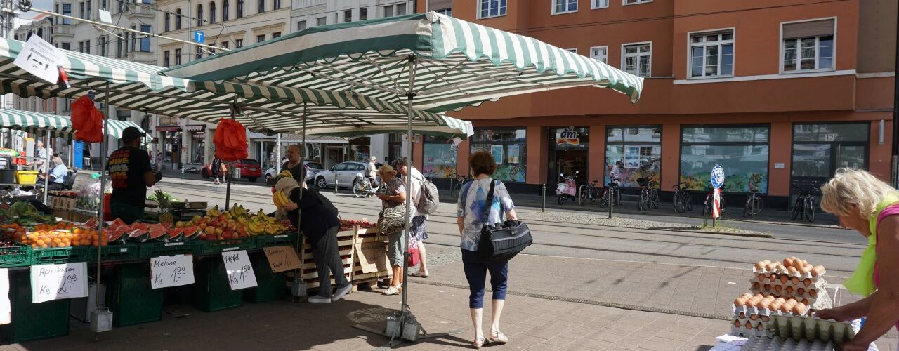 Lindenauer Markt in Leipzig ©Ökolöwe