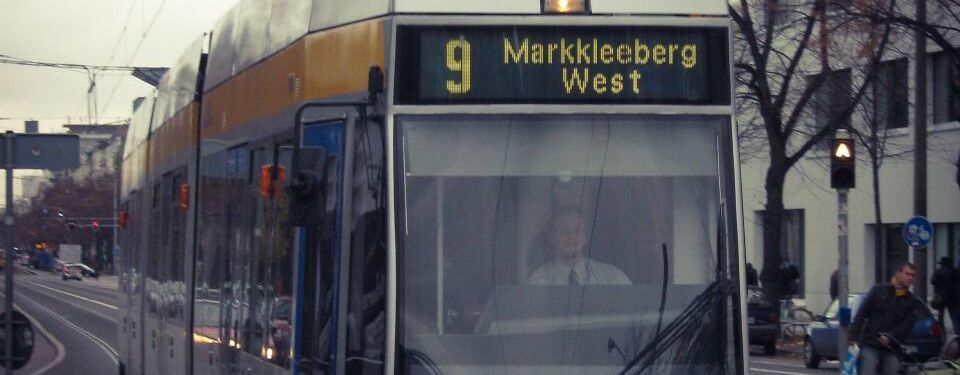 Tram 9 nach Markkleeberg-West ©Ökolöwe