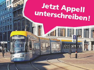 Appell für das 365-Euro-Jahresticket in Leipzig