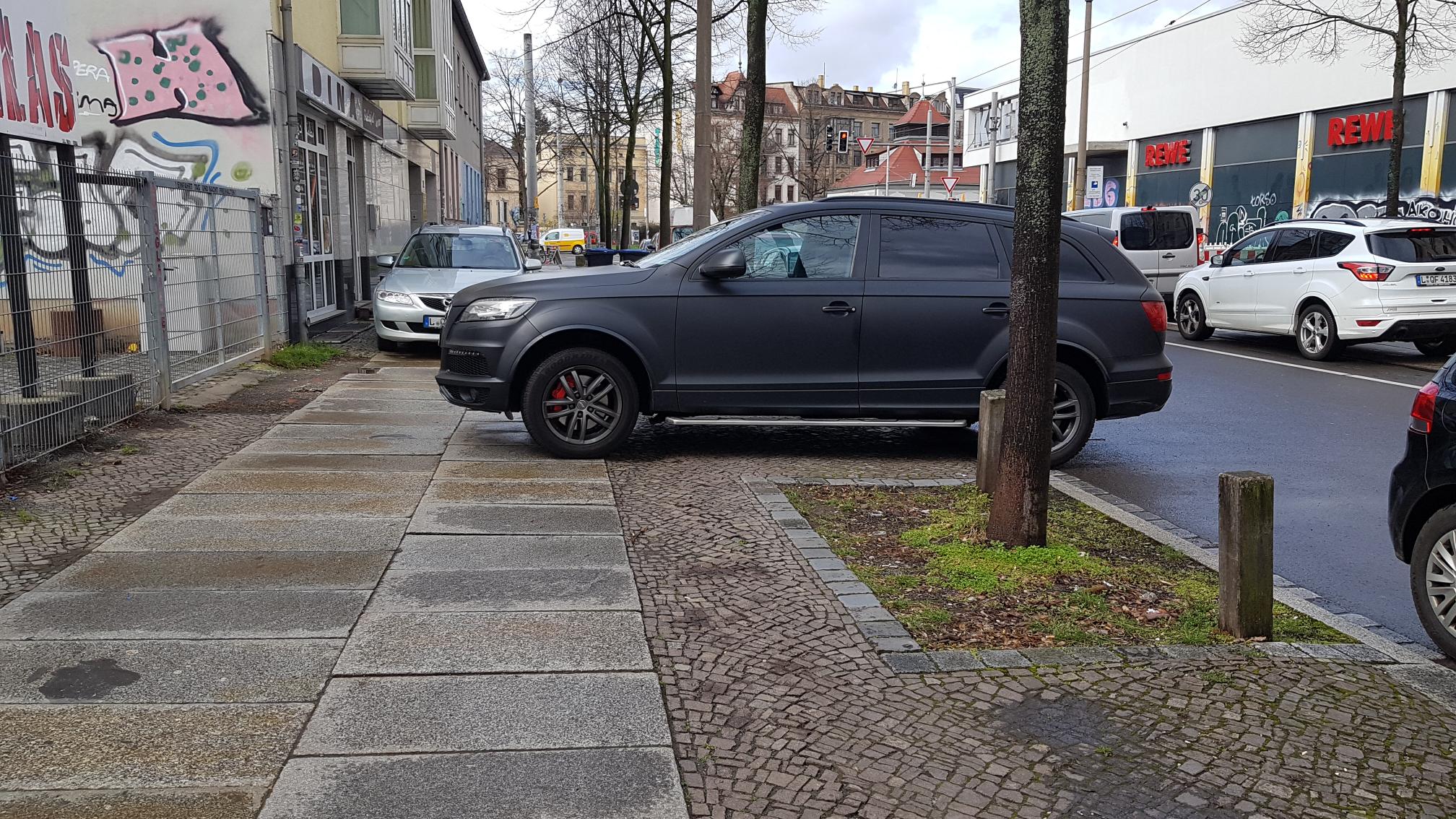 Hatten bestimmt gute Gründe: Falschparker in Leipzig