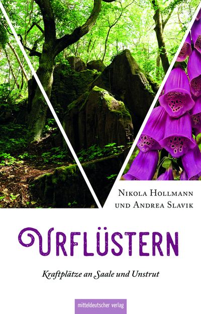 Buchcover 'Urflüstern, Kraftplätze an Saale und Unstrut"