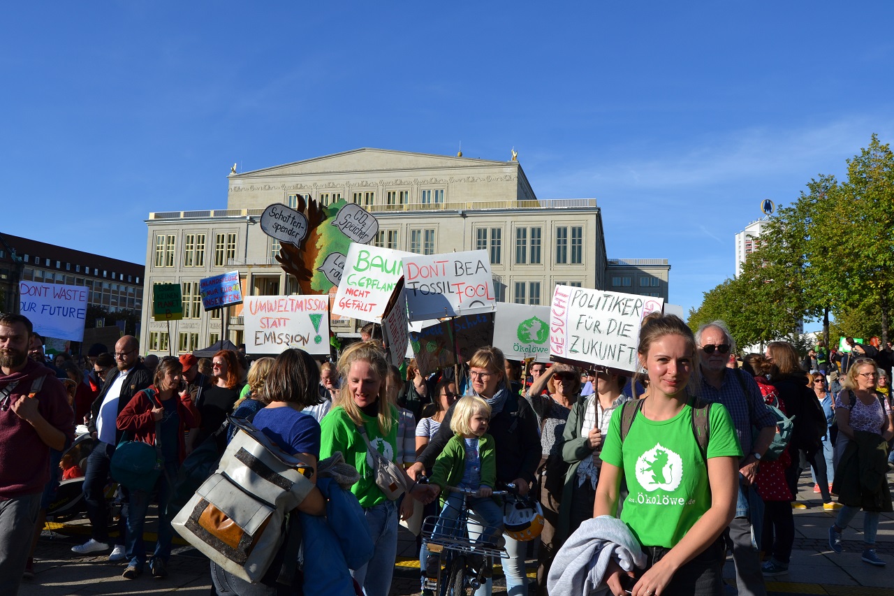 Globaler Klimastreik Augustusplatz im September 2019